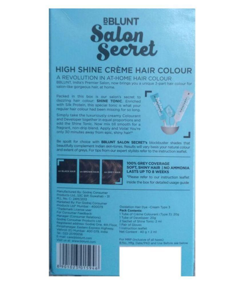 BBLUNT CHOCOLATE-3- DARK BROWN SALON SECRET Temporary Hair Color Dark Brown  40 gm: Buy BBLUNT CHOCOLATE-3- DARK BROWN SALON SECRET Temporary Hair Color  Dark Brown 40 gm at Best Prices in India - Snapdeal