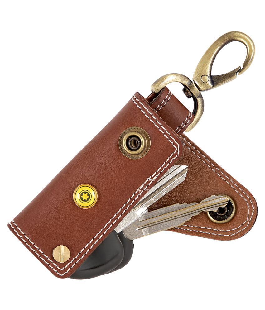 Heavy Duty Car Keychain- Leather Key Cover Case - Simple, Elegant, real ...