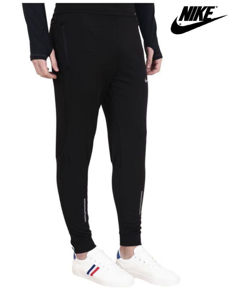 polyester and elastane joggers