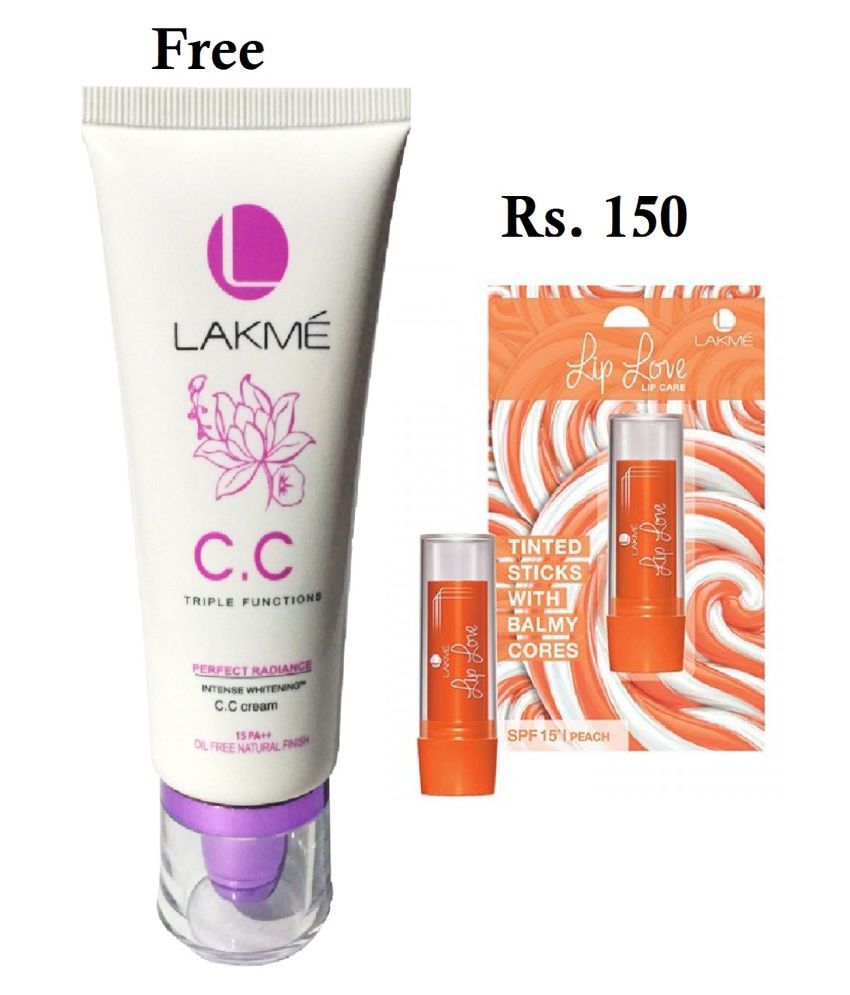 lakme beauty Lip Love Lip Care Lip Balm PEACH SPF 15 3.8 gm Buy lakme