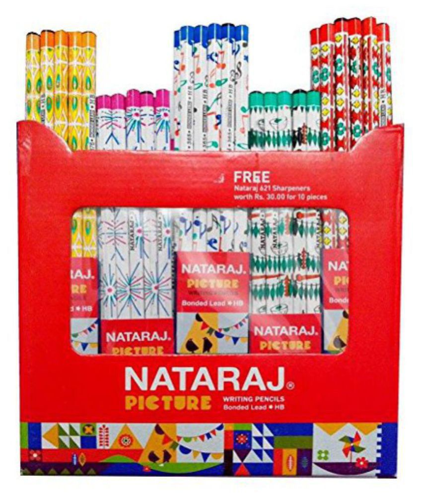     			Natraj Picture Pencil (Pack of 100 Pencils 10 Sharpener)
