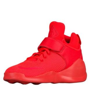 red basketball shoes
