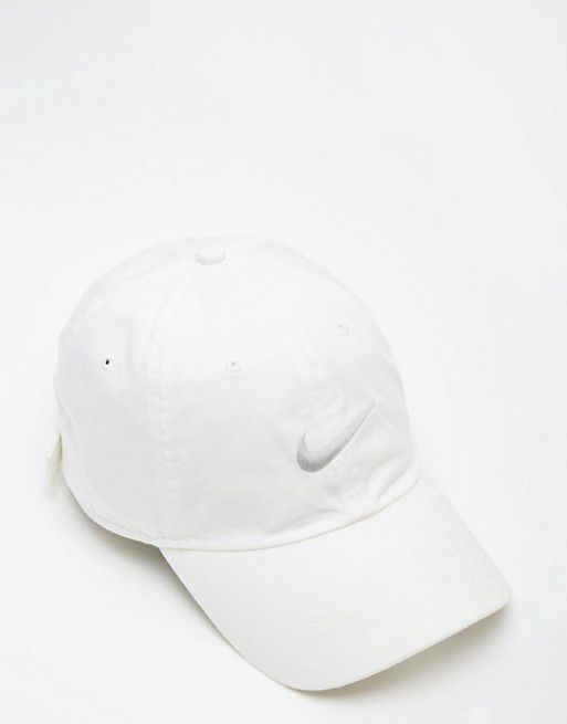 white nike cap