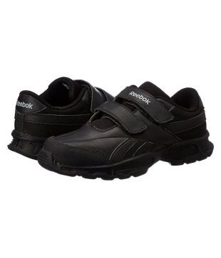 reebok school shoes black velcro