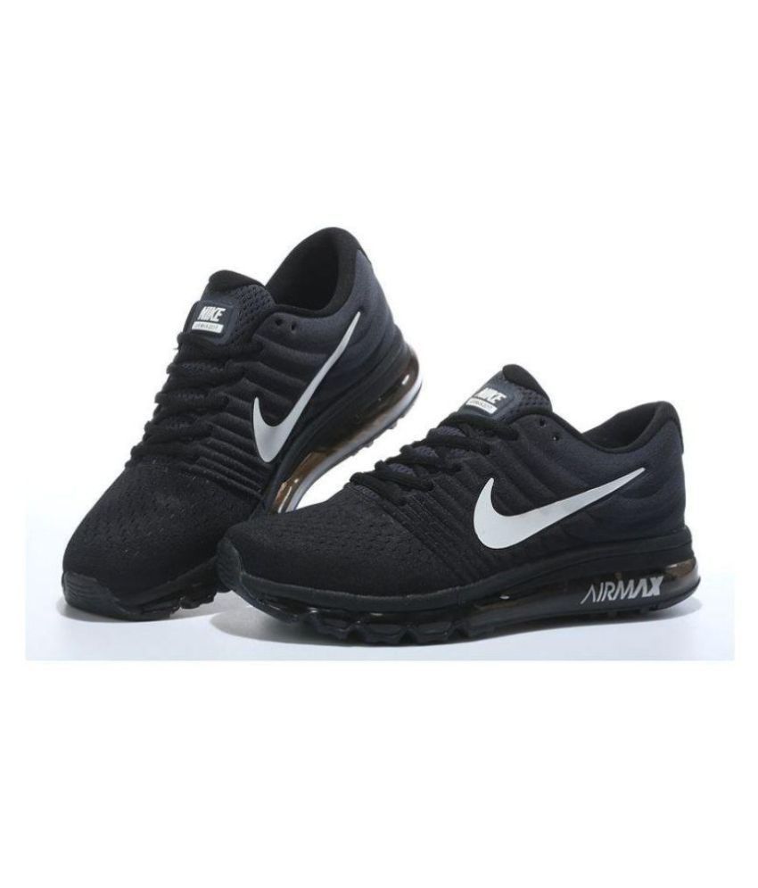 Nike Airmax 2017 Black Running Shoes - Buy Nike Airmax 2017 Black Running  Shoes Online at Best Prices in India on Snapdeal