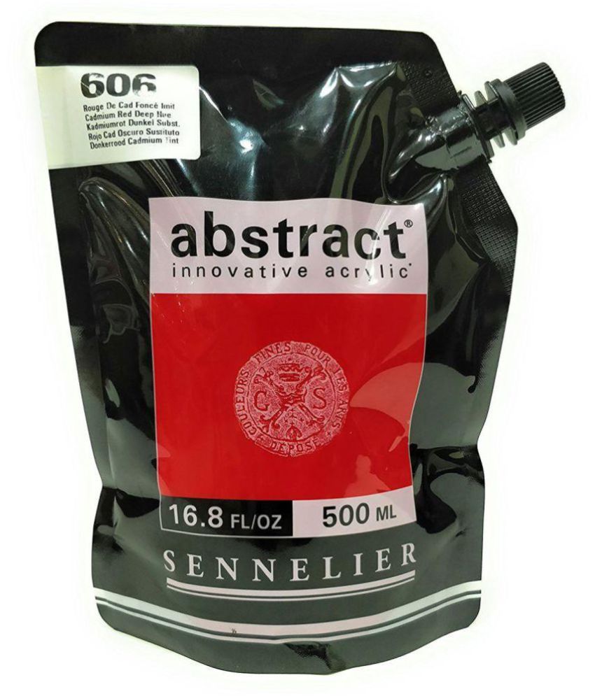 Sennelier Abstract Innovative Acrylic Artist Paint Pouch 500ml Cadmium Red Deep Hue Made In France Buy Online At Best Price In India Snapdeal
