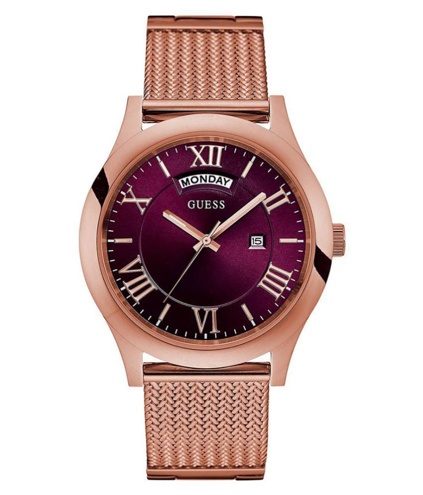 Guess Rose Gold Tone Stainless Steel Ladies Watch W0923g3 Price In India Buy Guess Rose Gold Tone Stainless Steel Ladies Watch W0923g3 Online At Snapdeal