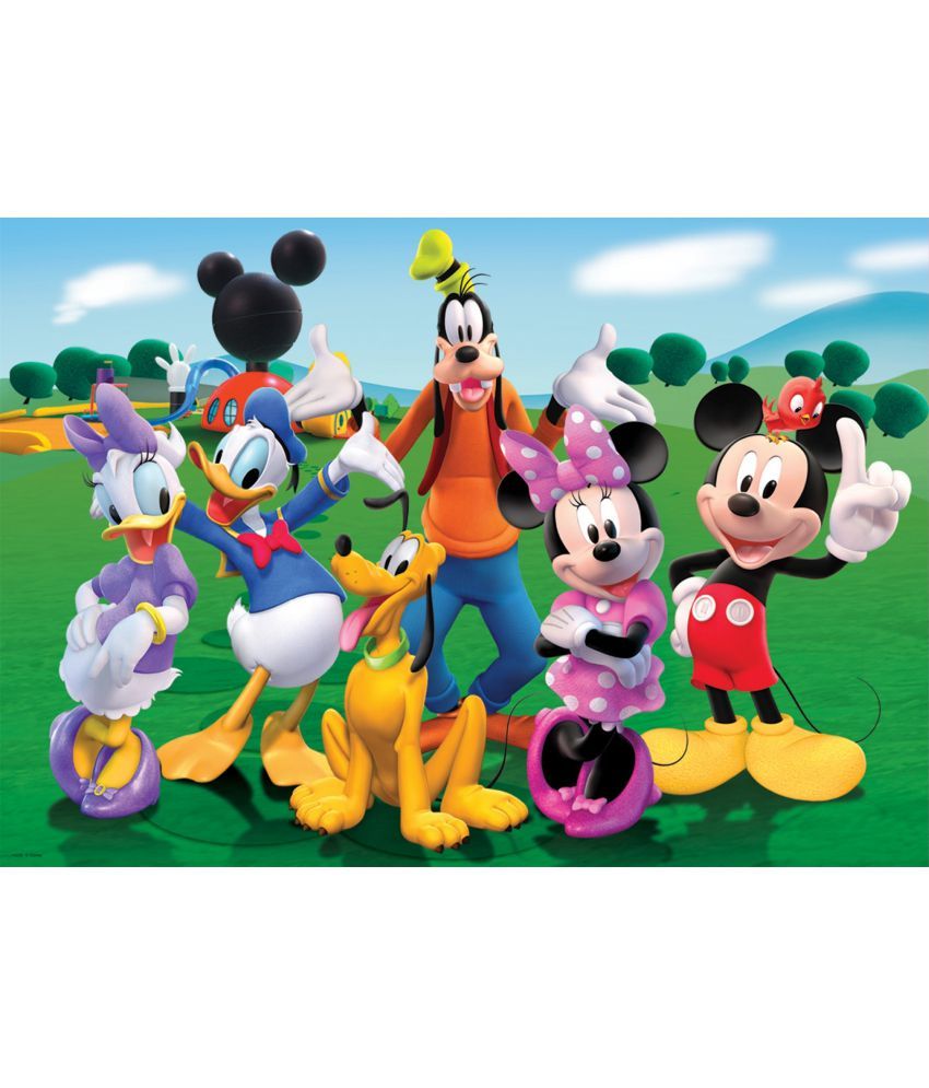 Mahalaxmi Art Craft Mickey Mouse Donald Duck Daisy Walt Disney Mahalaxmi Art Craft Mickey Mouse Donald Duck Daisy Walt Disney Plastic Wall Poster Without Frame