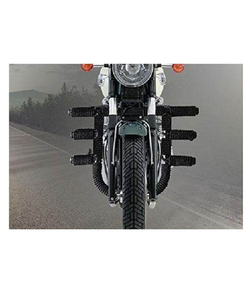 KROGGER Heavy Duty Metal Leg Crash Guard 3 Rod with Black Rope Safety