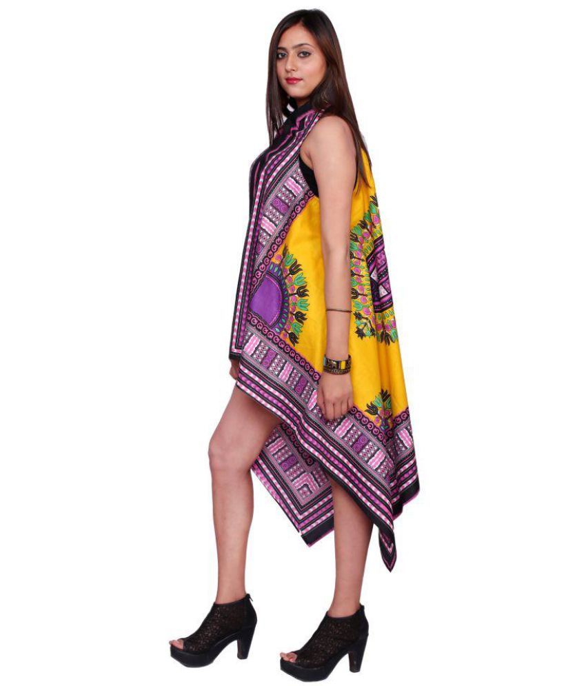 Buy HandicraftPalace Cotton Kimonos Yellow Online at Best Prices in