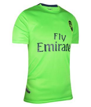 Arsenal F C Green Polyester Jersey Buy Arsenal F C Green Polyester Jersey Online At Low Price In India Snapdeal