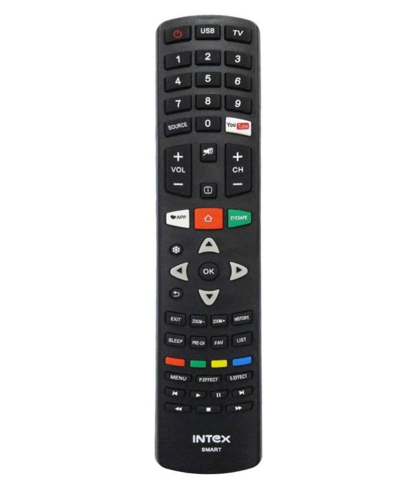 Buy Intex smart TV Remote Compatible with INTEX LED/lcd TV Online at