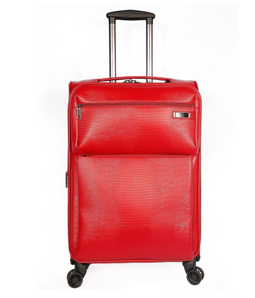 ZIEST Red M Between 61cm 69cm Check in Soft 135 24T Luggage