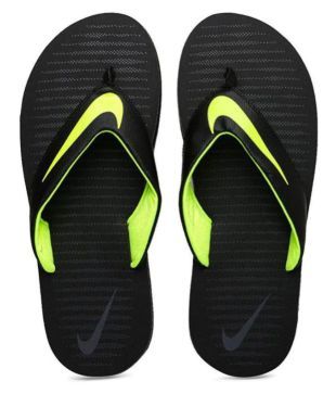 nike chroma thong 5 black and green