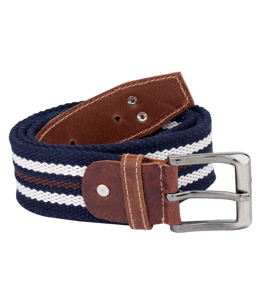 blue fabric belt
