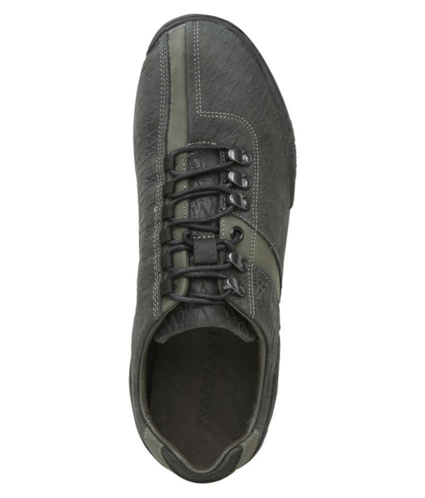 woodland black high ankle sneakers