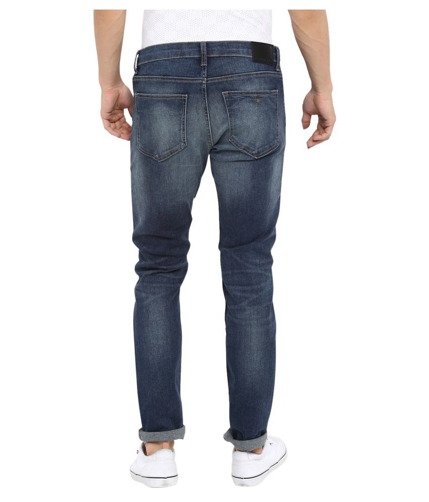 red tape white jeans
