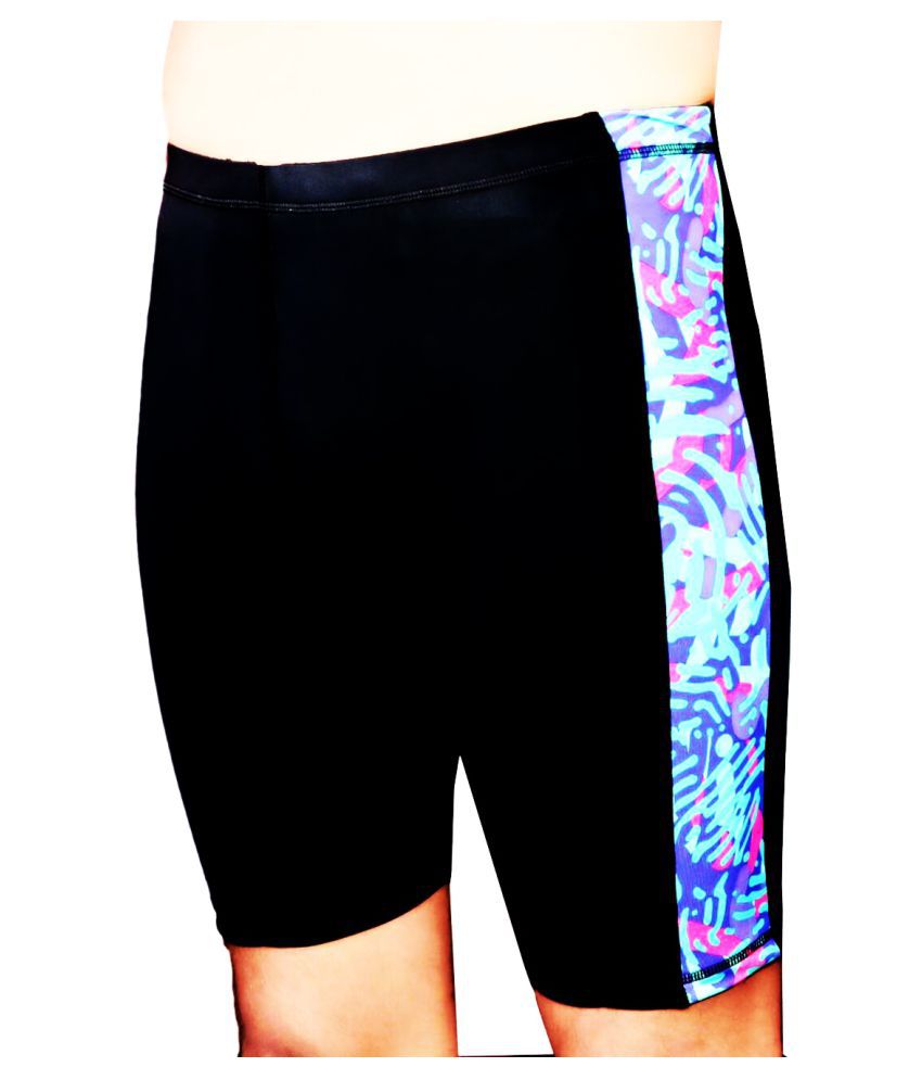 REENAX Black Trunks Swimming Costume: Buy Online at Best Price on Snapdeal