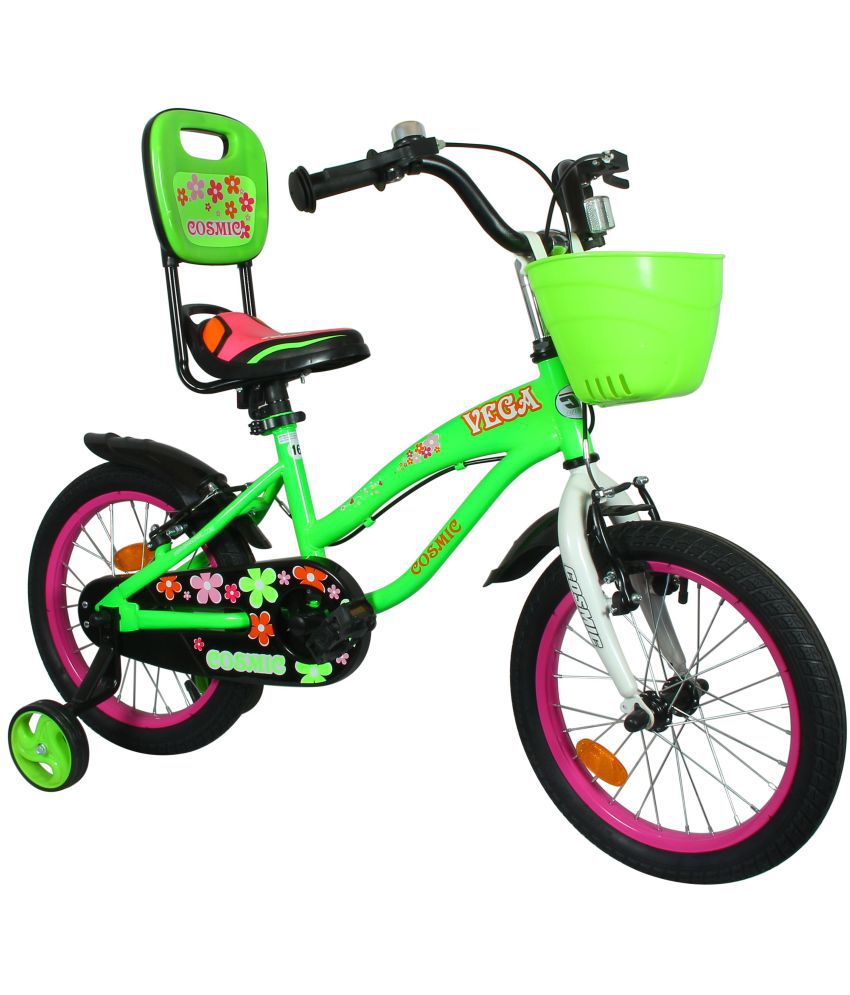 pink and green bike