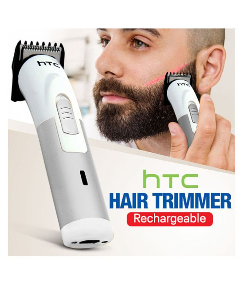 Htc At 518b Rechargeable Beard Trimmer Silver Buy Htc At 518b