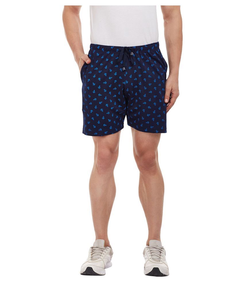     			Vimal Jonney Navy Shorts