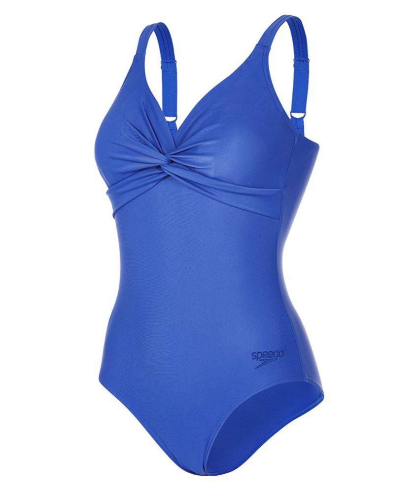 Speedo Blue One Piece Swimming Costume: Buy Online at Best Price on ...