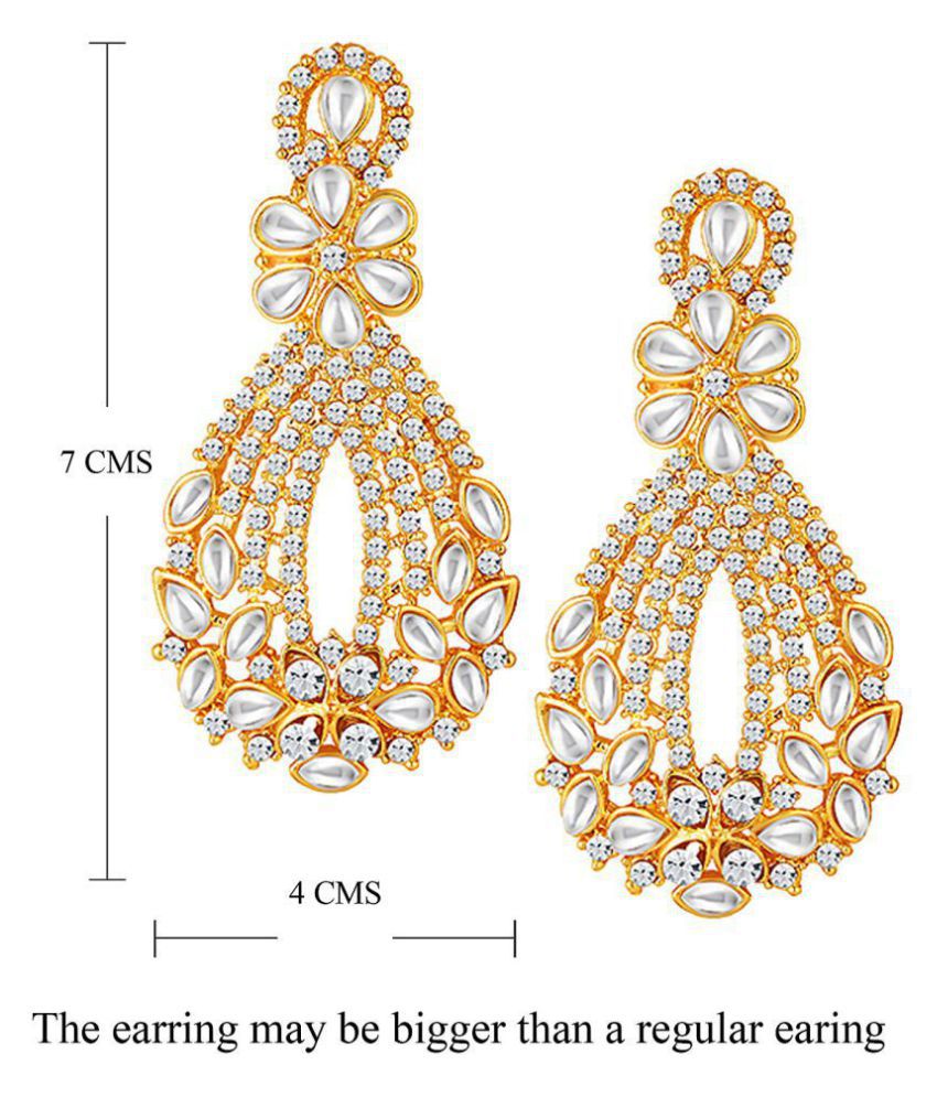 Sukkhi- Kritika Kamra Gold Plated Australian Diamond Wedding Necklace ...
