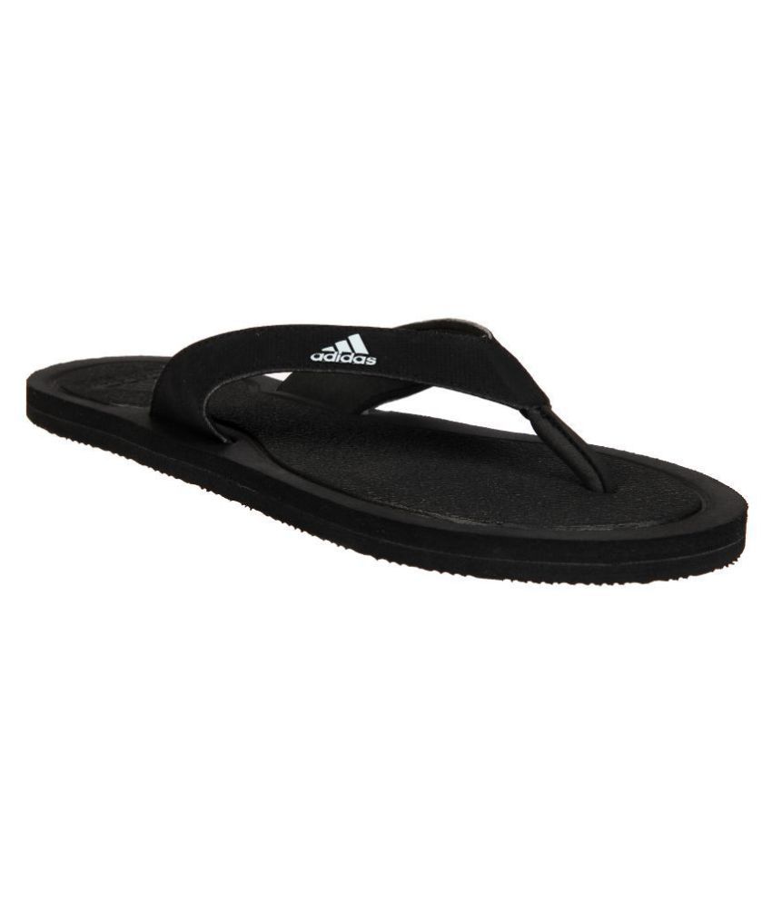 Adidas STABILE Black Thong Flip Flop 