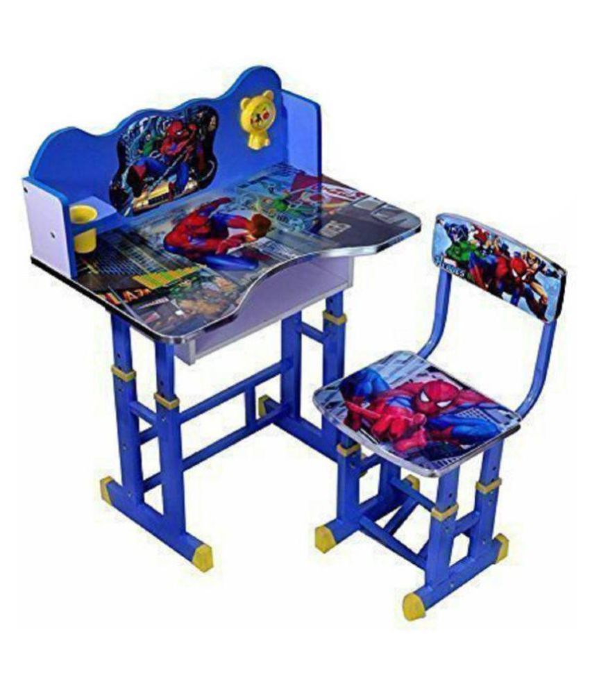     			Arihant Furniture Kids Wood Study Table (Finish Color - Blue)