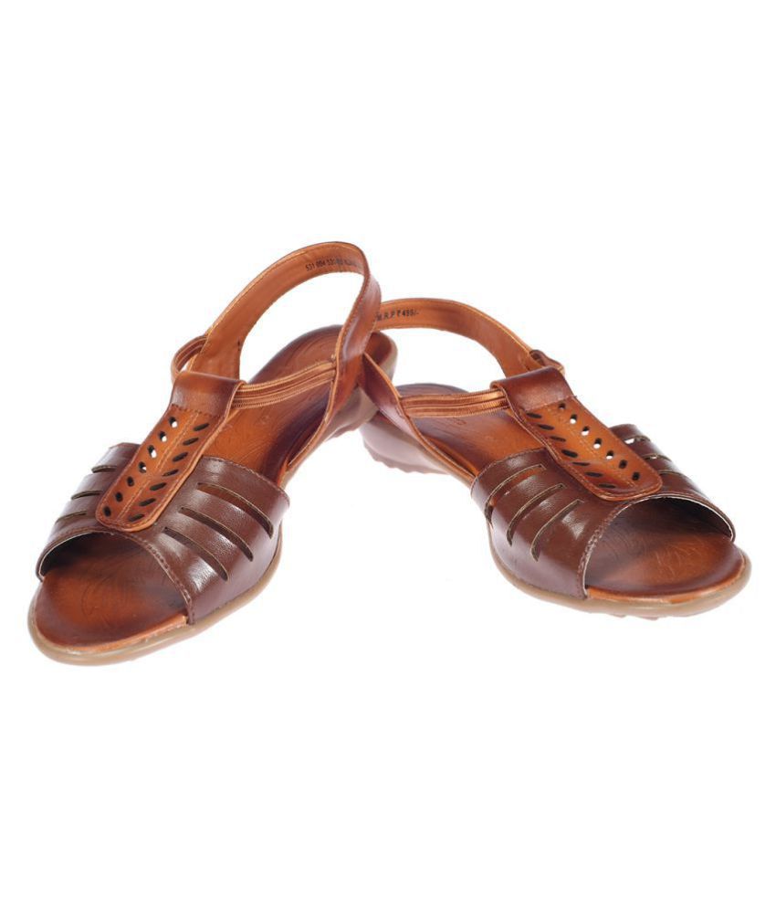 cheap brown flats
