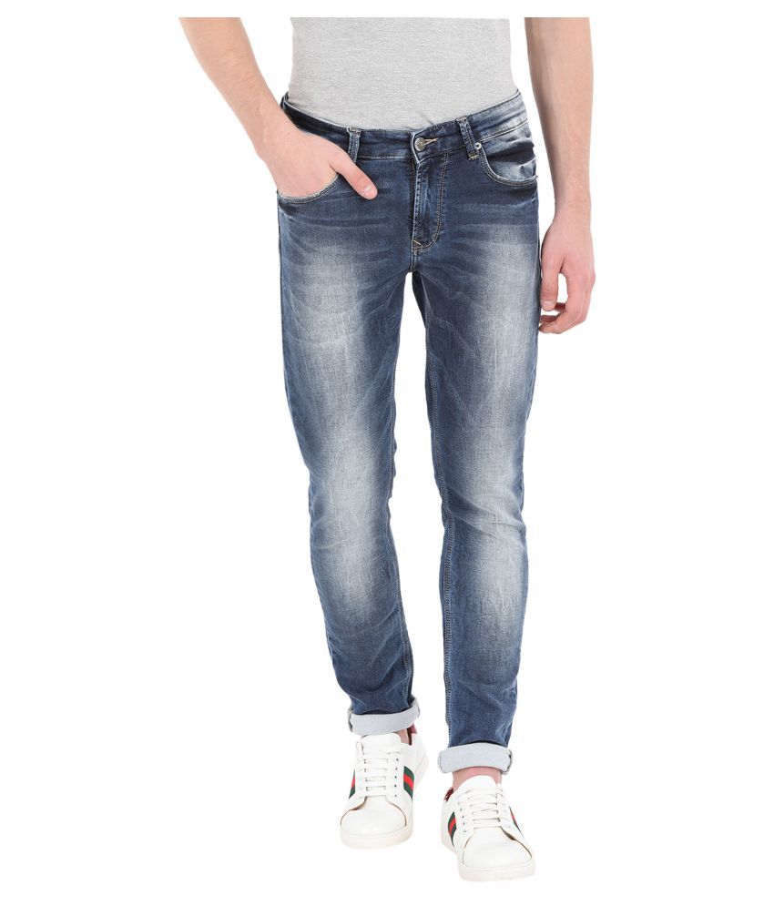 Spykar Blue Skinny Jeans - Buy Spykar Blue Skinny Jeans Online at Best ...