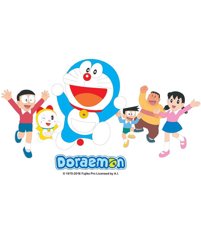 Asian Paints Doraemon Suneo, Dorami, Nobita and Shizuka for fun Cartoon  Characters Sticker ( 40 x 79 cms ) - Buy Asian Paints Doraemon Suneo,  Dorami, Nobita and Shizuka for fun Cartoon