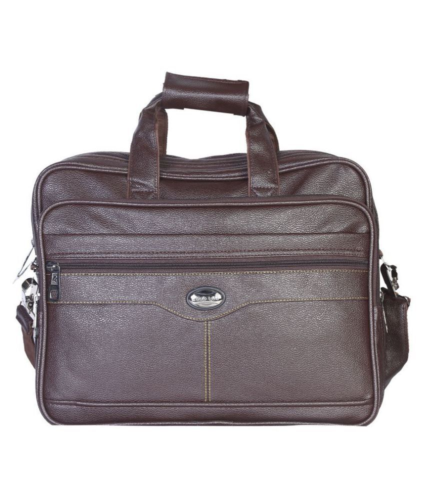     			Goodwin Brown Polyester Office Bag