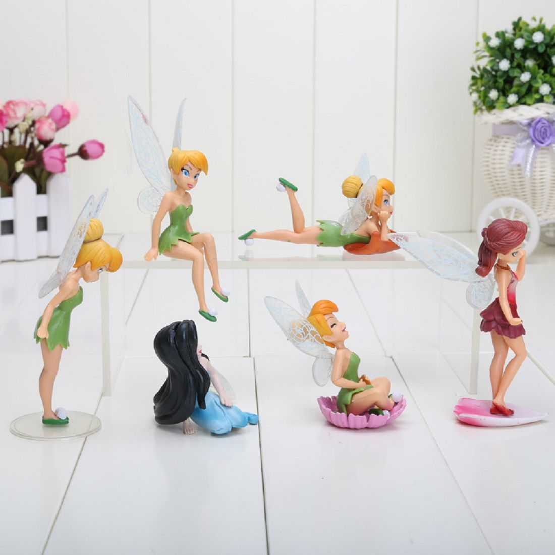 tinkerbell cake topper figures