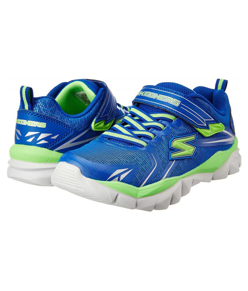 Skechers Blazar Blue Running Shoes For Kids Price in India- Buy ...