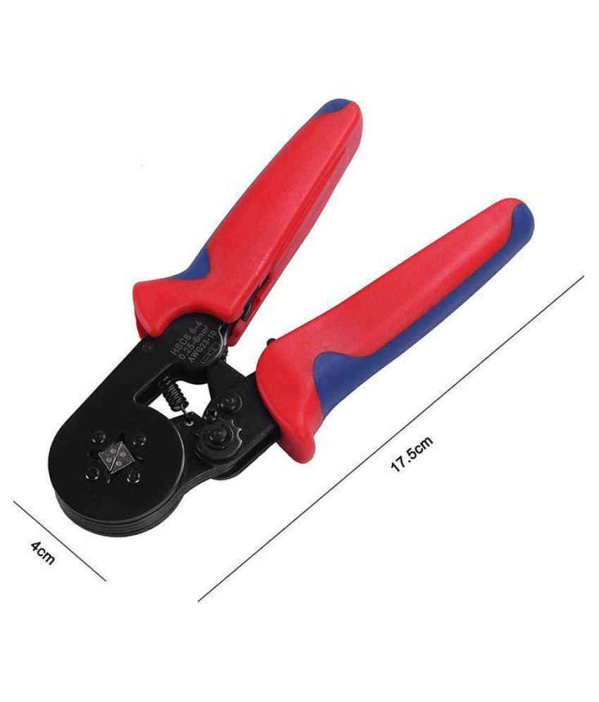 Buy Self Adjusting Ratcheting Ferrule Crimper Plier Hand Crimping Tools