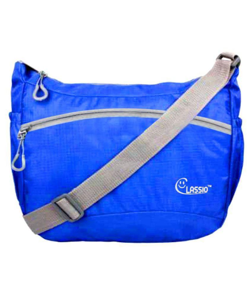     			CLASSIO PREMIUM QUALTIY ROYAL BLUE SLING BAG FOR UNISEX