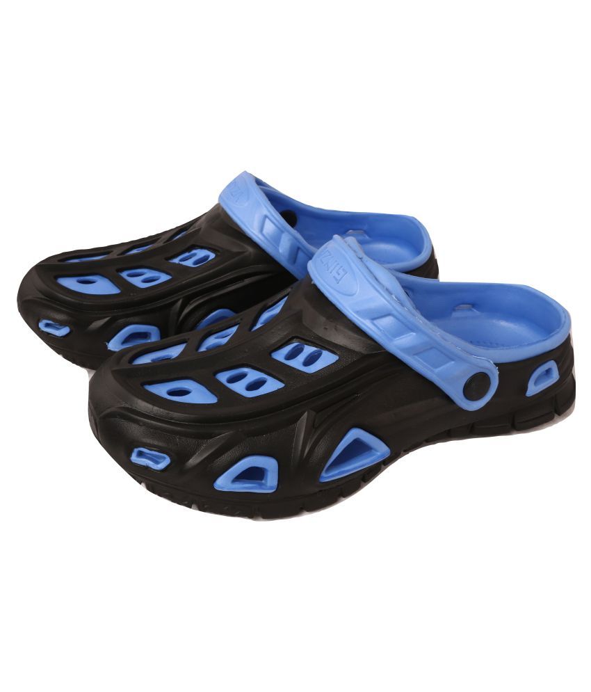 ethics stylish blue rubber clogs for men's