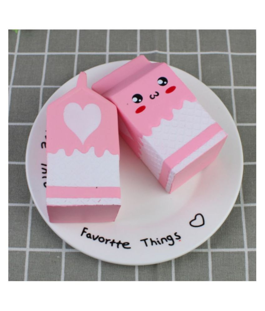 pink milk squishy