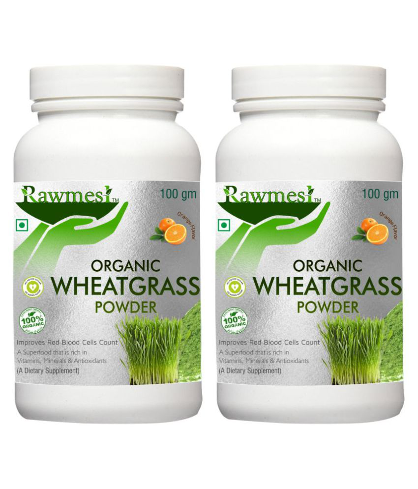     			rawmest Wheatgrass powder improves Red blood cells 200 gm Multivitamins Powder