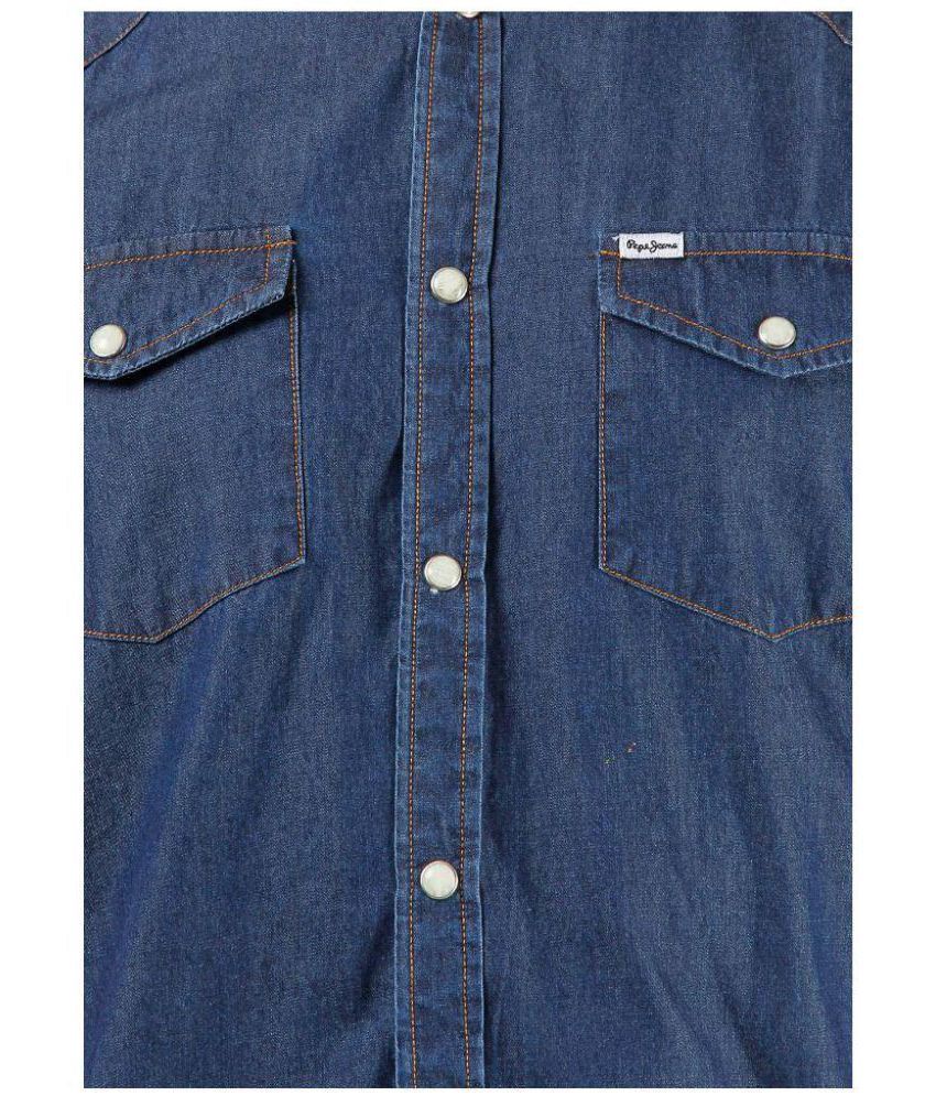 pepe jeans denim shirt