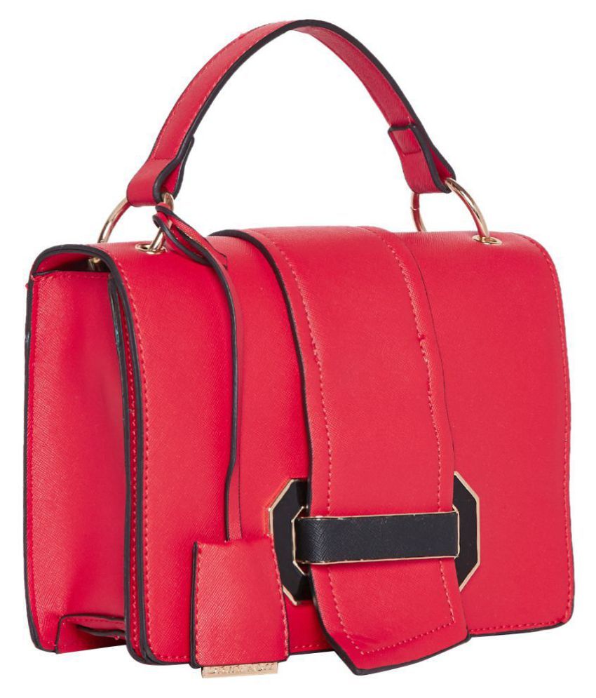 Diana Korr Red P.U. Sling Bag Buy Diana Korr Red P.U. Sling Bag