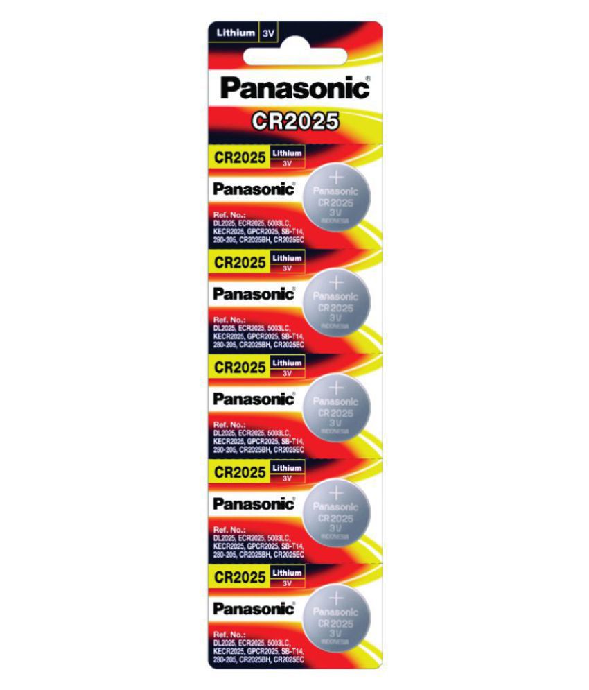     			Panasonic CR-2025/5BE 3 V Non Rechargeable Battery 5