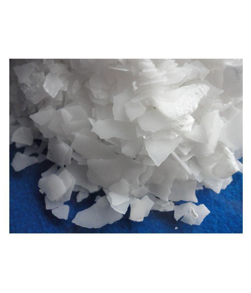     			Caustic Soda Flakes - 1Kg -  For Drainage cleaning, soap making - Free 2 Pairs Of Gloves