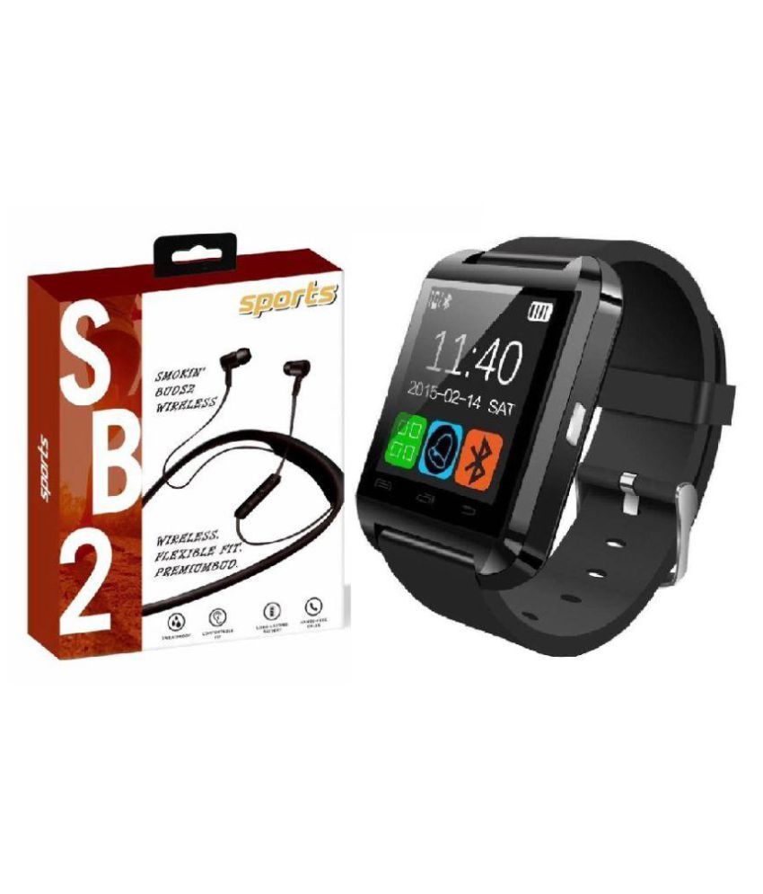 mobile watch with headphone