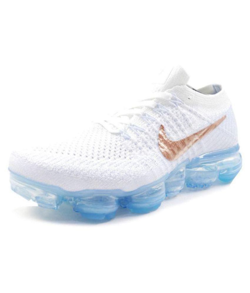 Nike AIR VAPORMAX FLYKNIT White Running Shoes Buy Nike AIR How to spot fake Nike Air Vapormax 1 in 26 steps