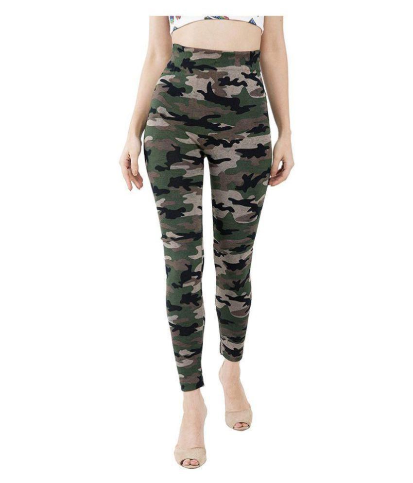 army pattern leggings