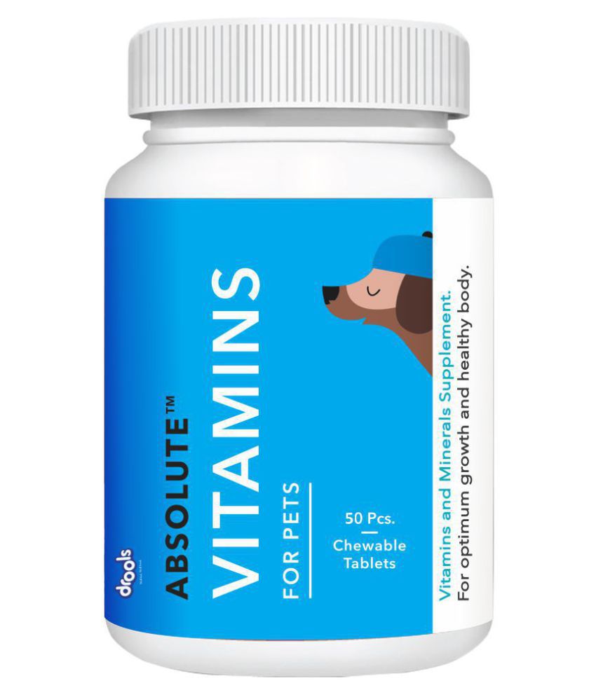     			Drools Absolute Vitamin Tablet-50 pcs Dry  Non-Veg