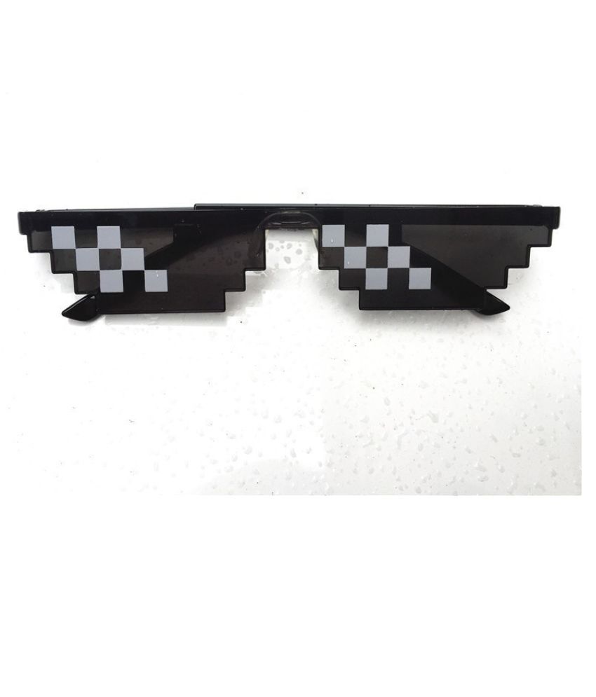 Swagger Deal With It Thug Life Glasses Meme Mlg Shades 8 Bit Pixelated Unisex Sunglasses Sold By