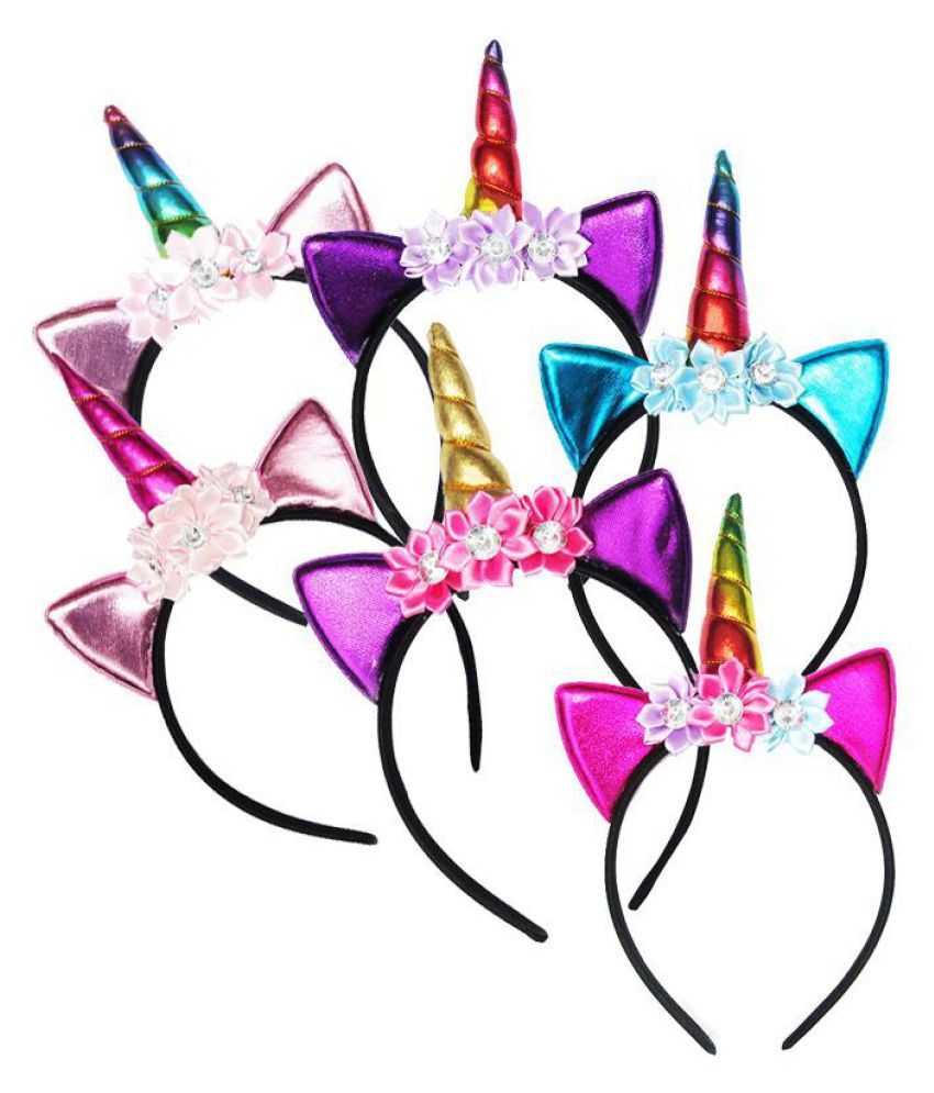 Glittery Head Bands Decorative Hairband Baby Tiara Hollow Flat